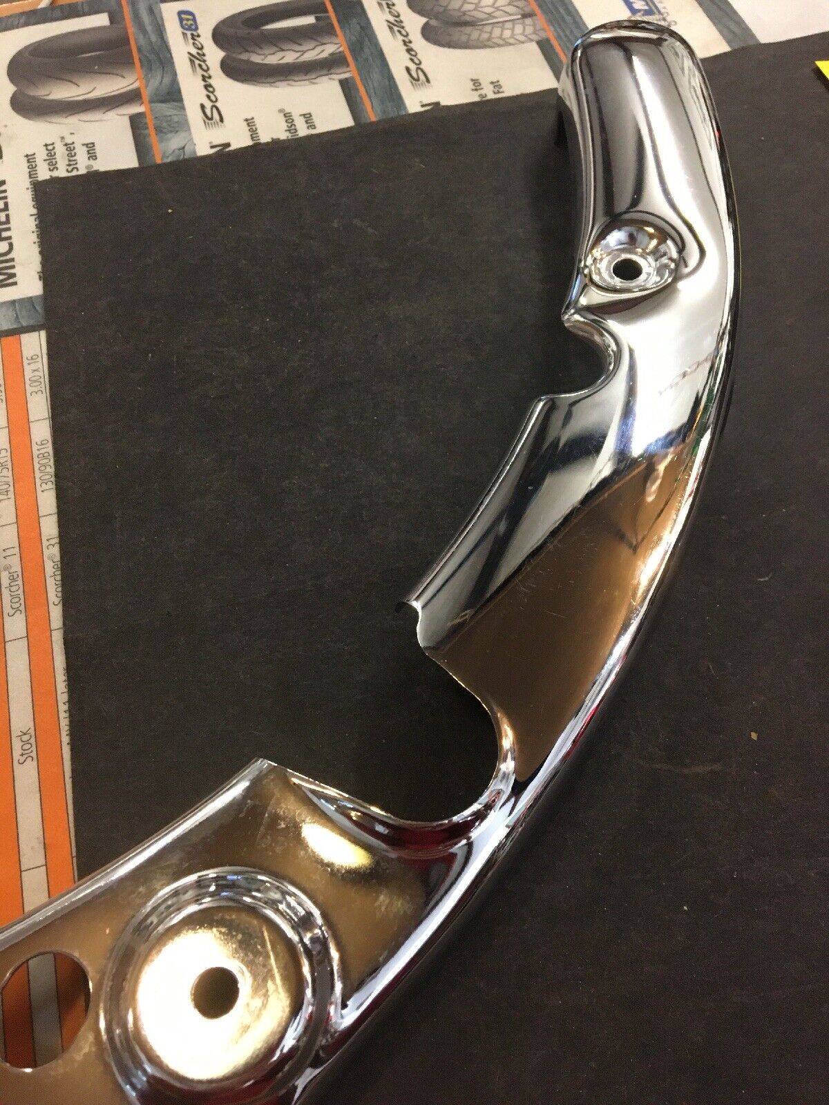 Harley Davidson OEM Chrome Rear Fender Strut RH #47504-09