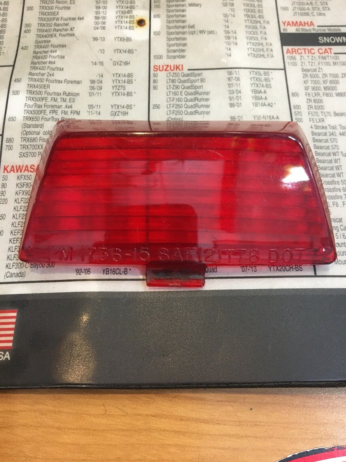 Harley Davidson OEM Rear Fender Tip Lens #68046-79