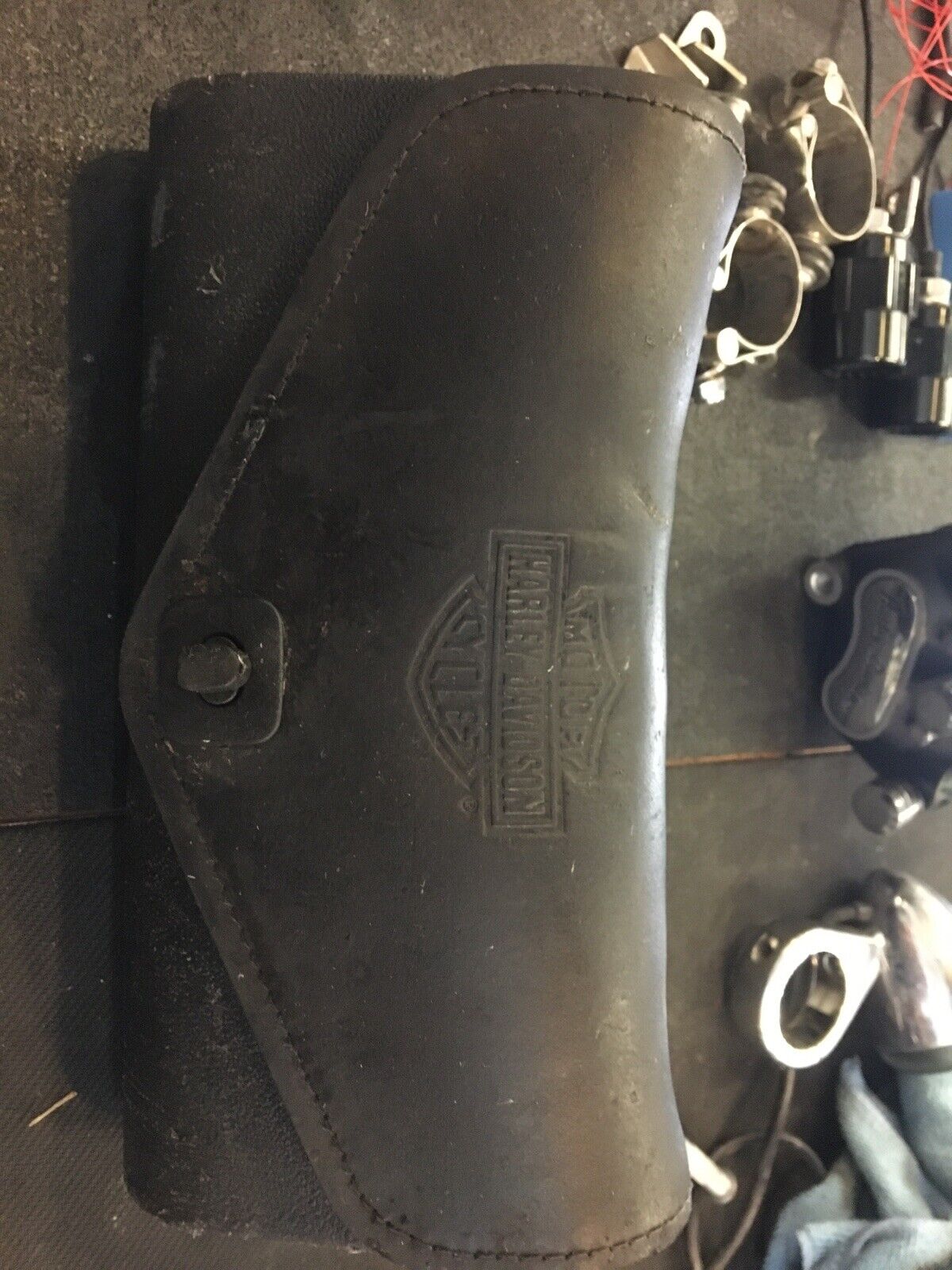 Harley Davidson Windshield Bag With Leather Embossed Logo #56629-00