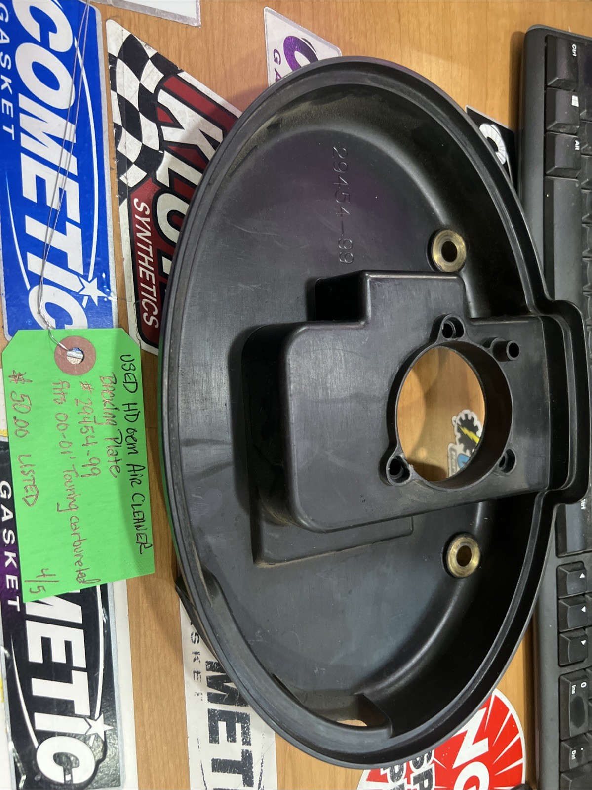 Harley Davidson oem Air Cleaner Backing Plate #29454-99