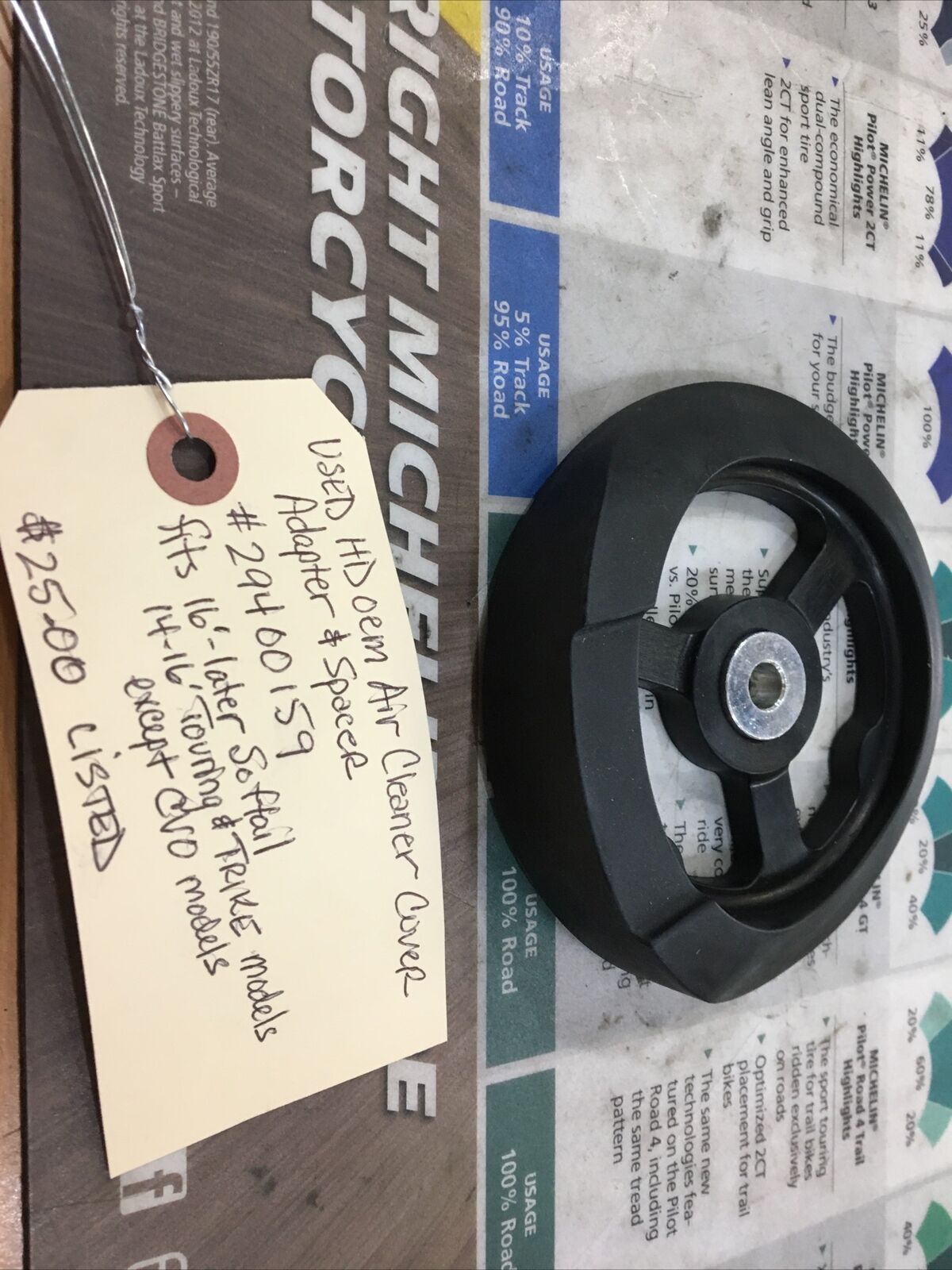 Harley Davidson oem Air Cleaner Cover Adapter And Spacer #29400159