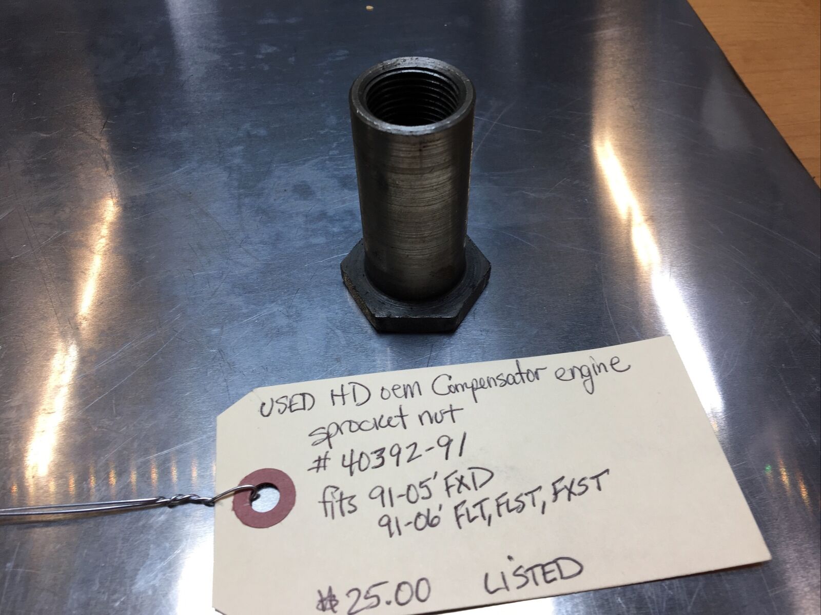 Harley Davidson oem Compensator Engine Sprocket Nut #40392-91