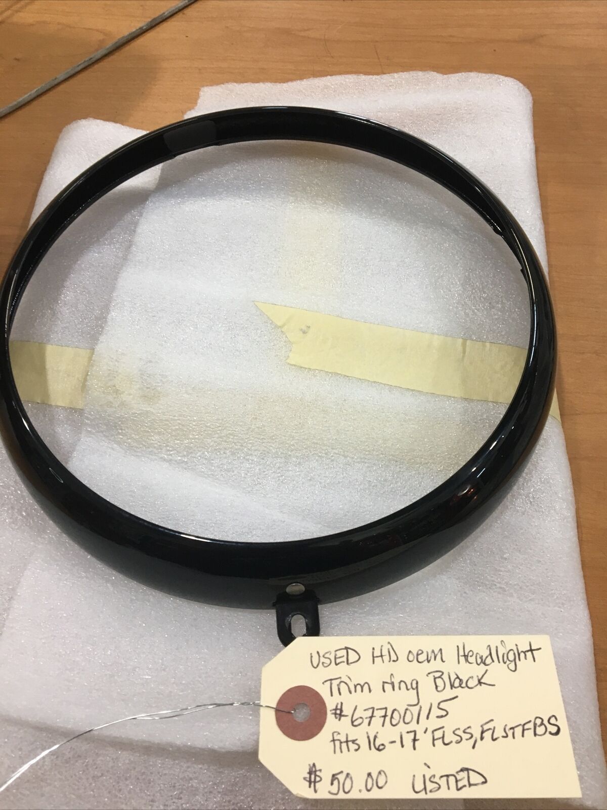 Harley Davidson oem Headlight Trim Ring Black #67700115