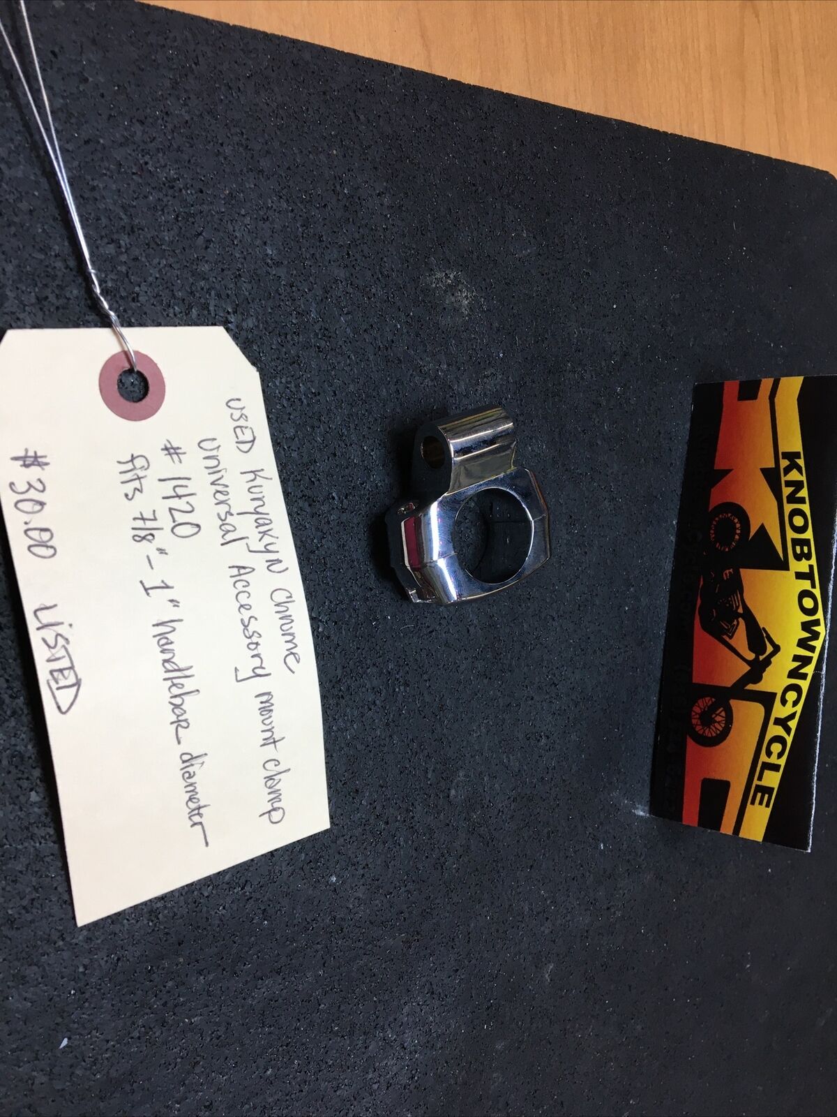 Kuryakyn Chrome Universal Accessory Mount Clamp #1420