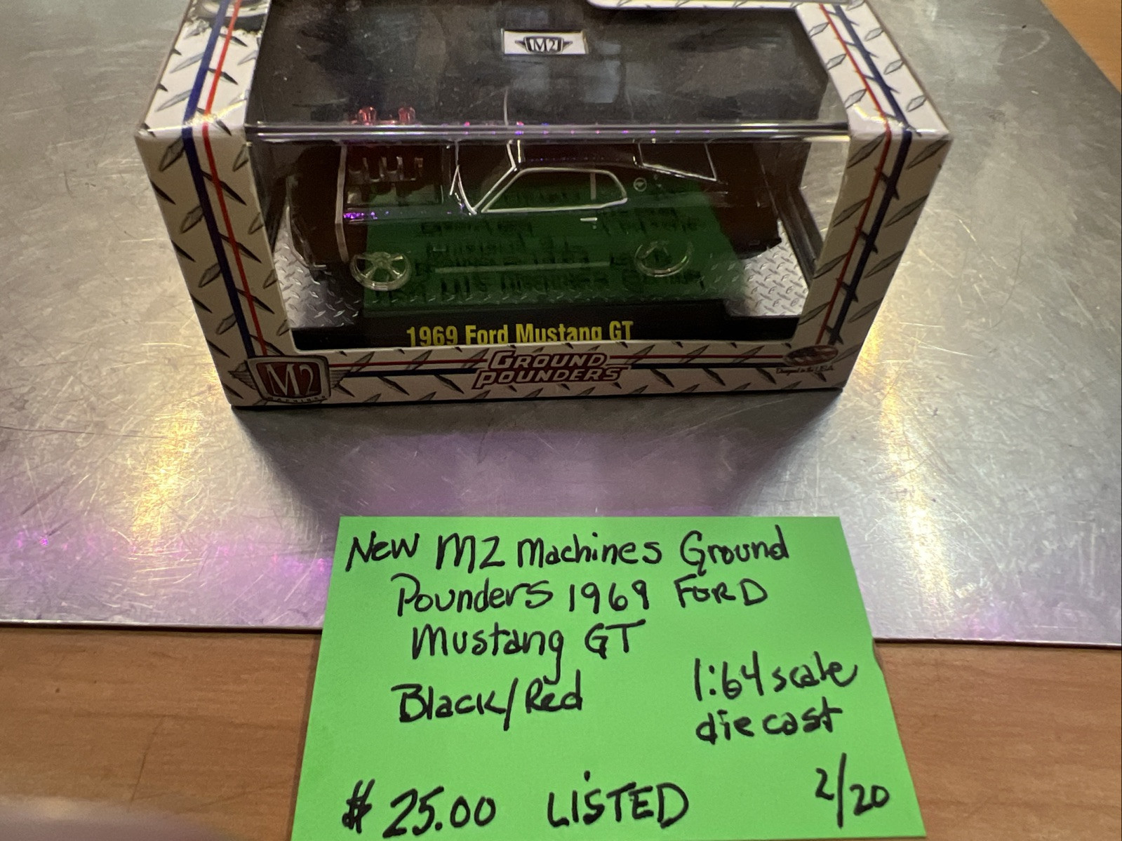 M2 Machines Ground Pounders 1969 Ford Mustang GT