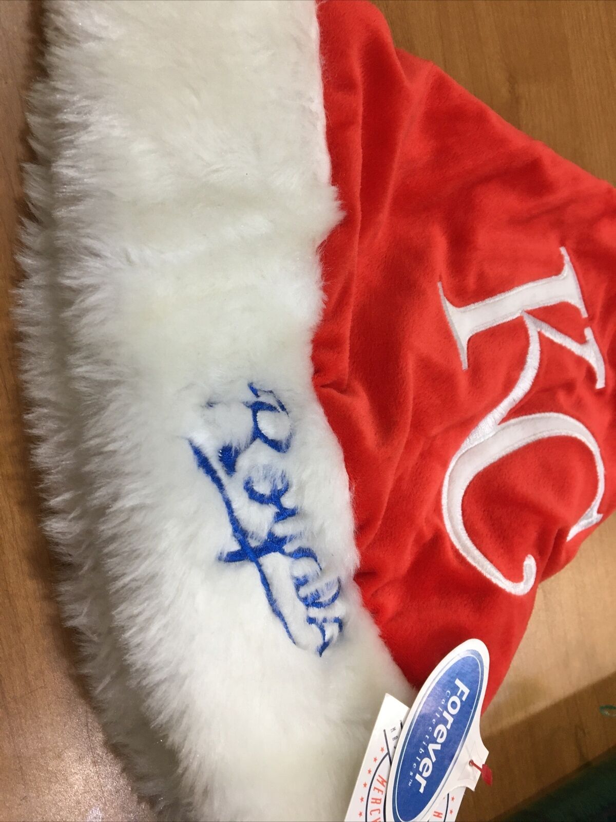 MLB Kansas City Royals Christmas Santa Hat Forever Collectibles Adult Unisex