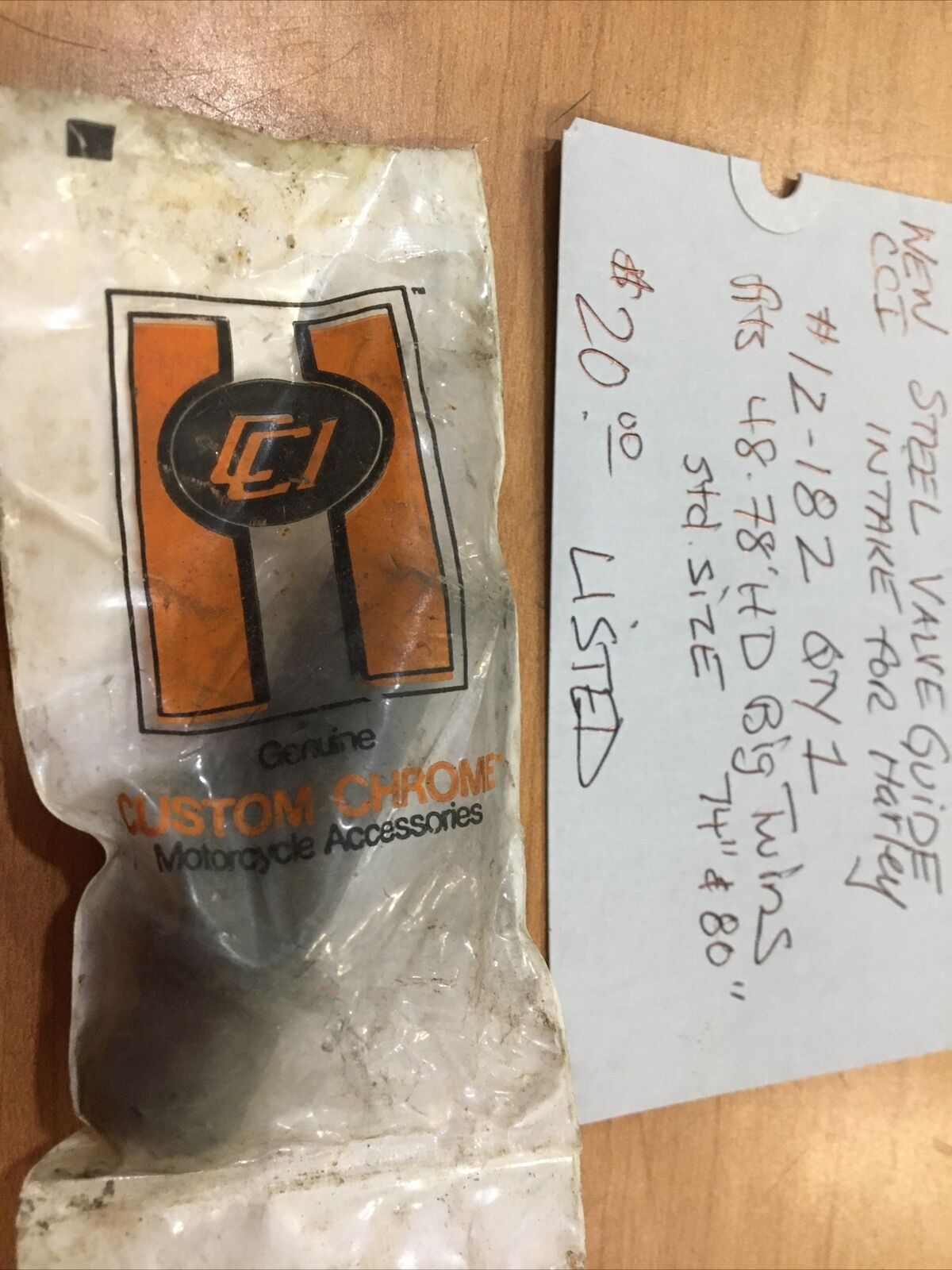 Steel Valve guide intake for Harley #12-182