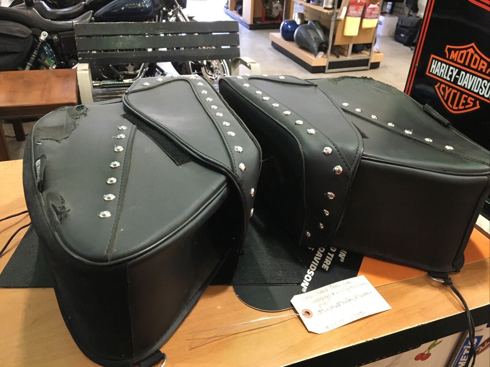 Studded Throw Over Saddlebags