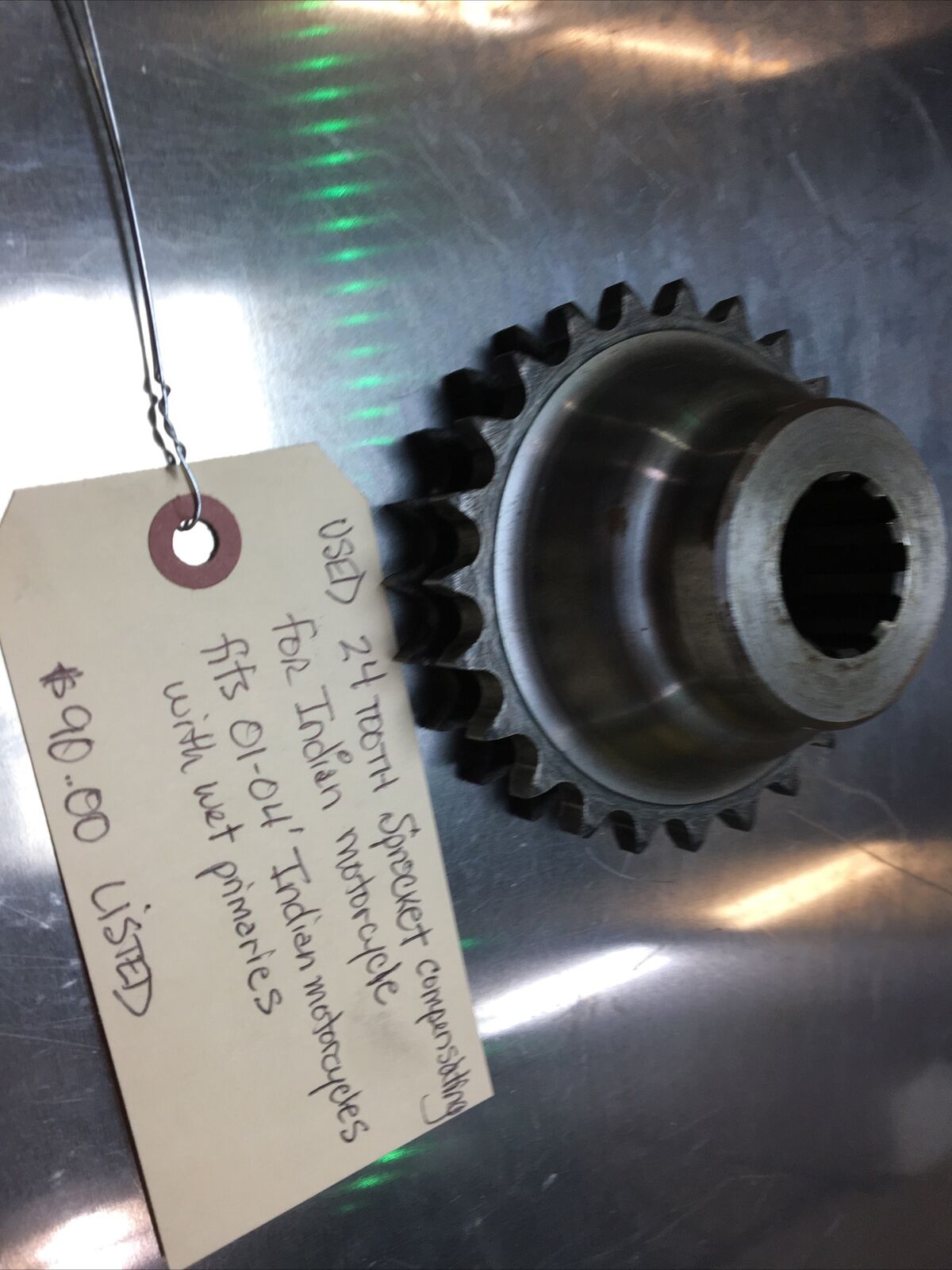 24 Tooth Sprocket Compensating For Indian Motorcycle