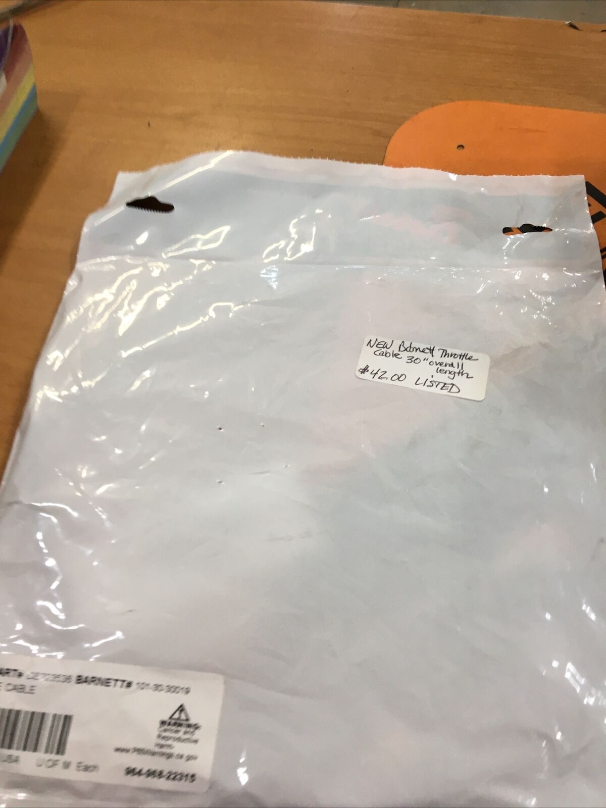 Barnett throttle cable 30” for Harley #DS223536