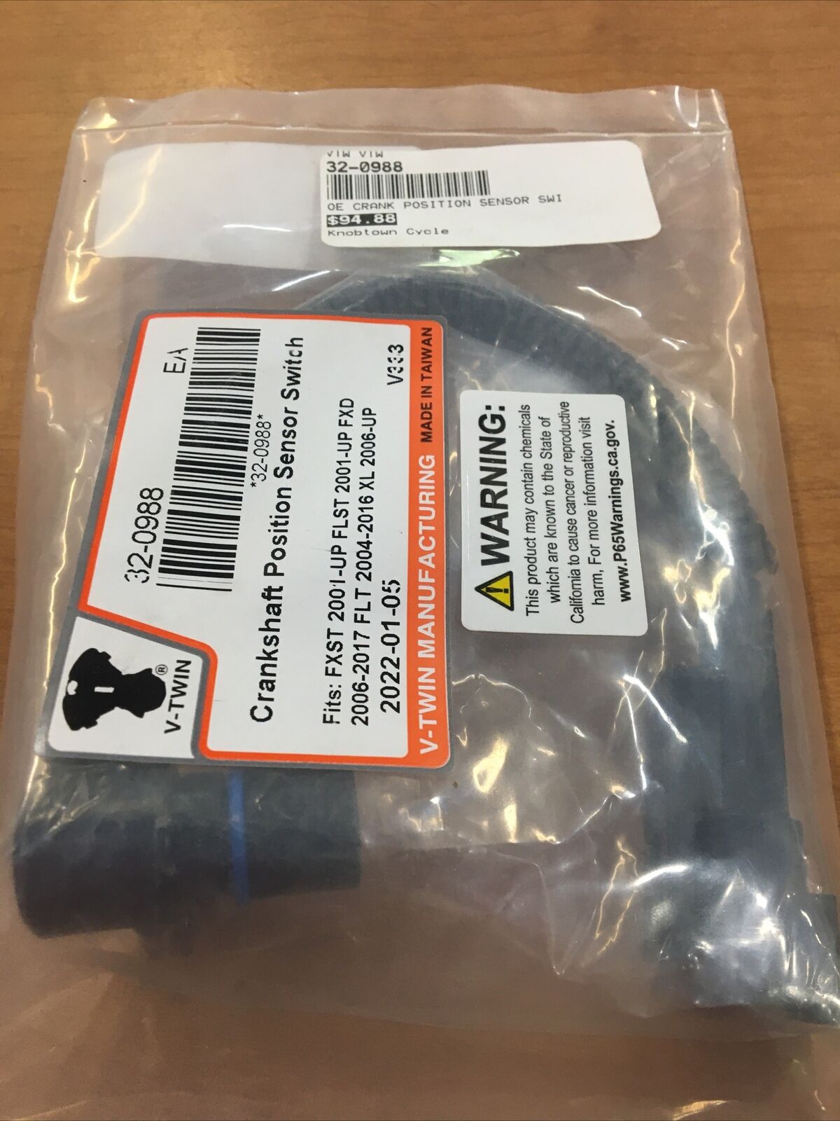 Crankshaft Position Sensor For Harley #32-0988