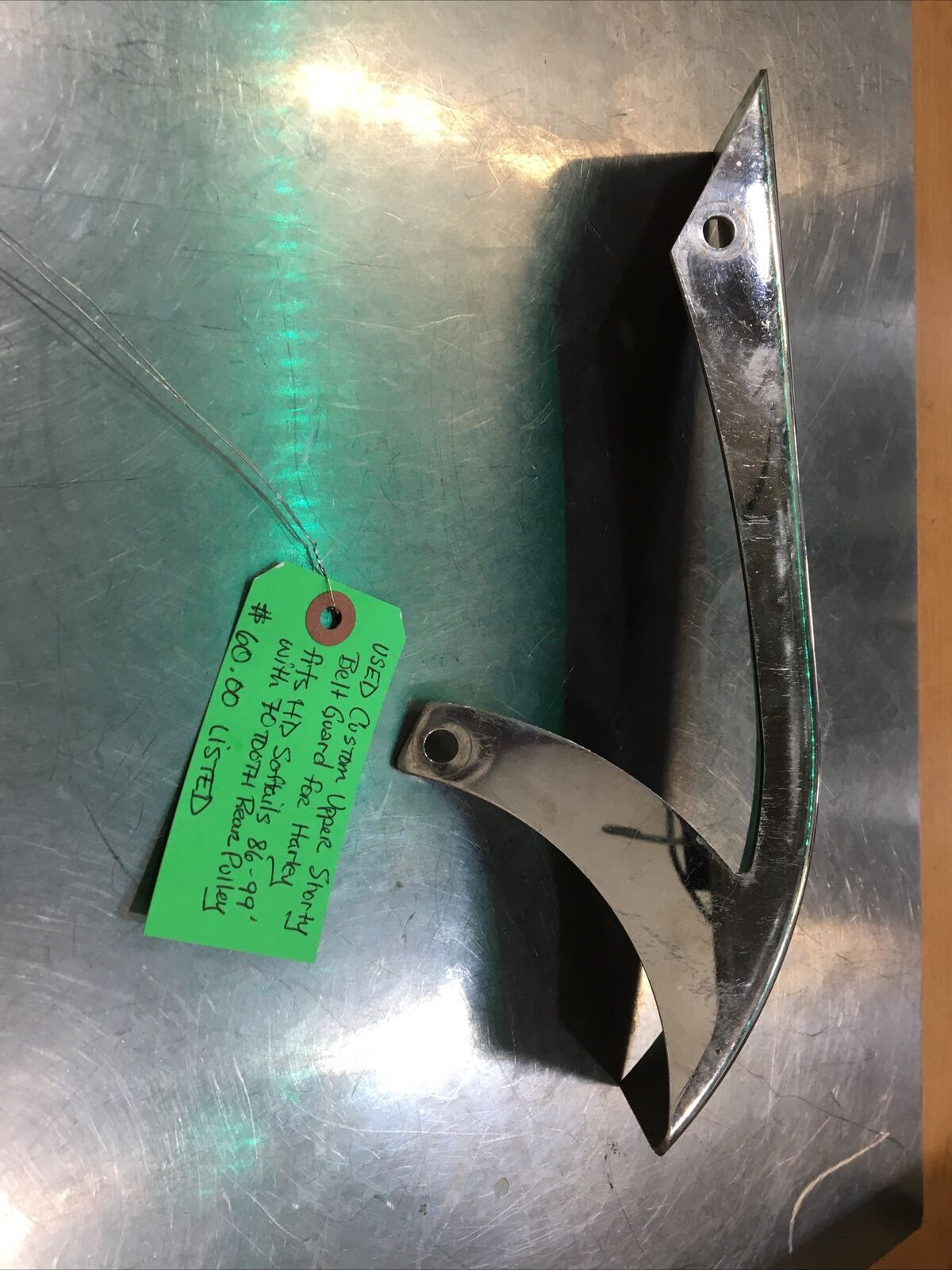 Custom Upper Shorty Belt Guard For Harley