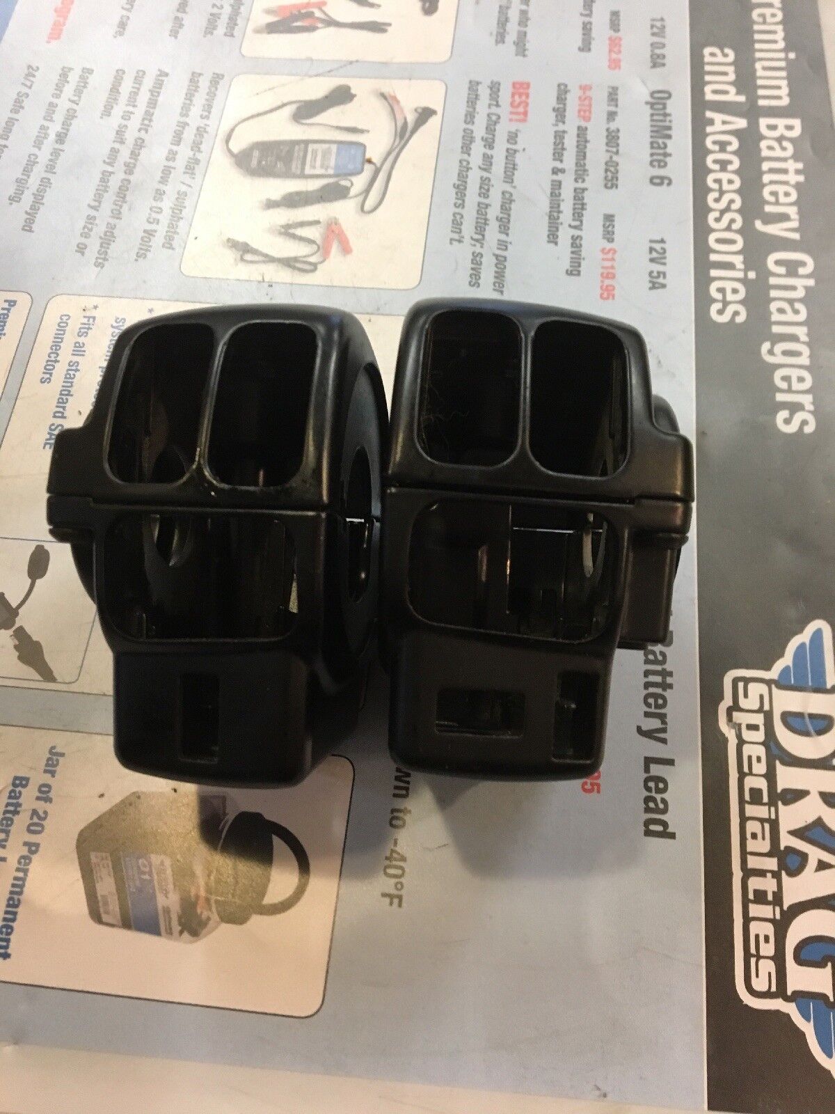 HD Black Switch Housings