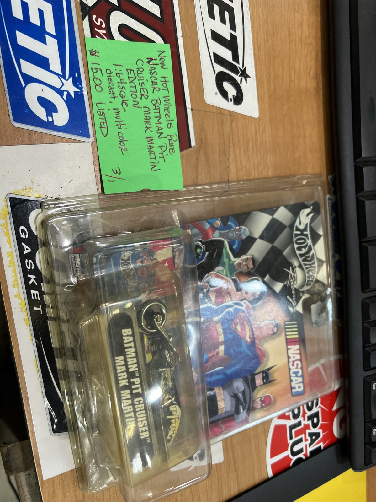 HOT WHEELS RARE NASCAR BATMAN PIT CRUISER MARK MARTIN EDITON ADULT COLLECTIBLE