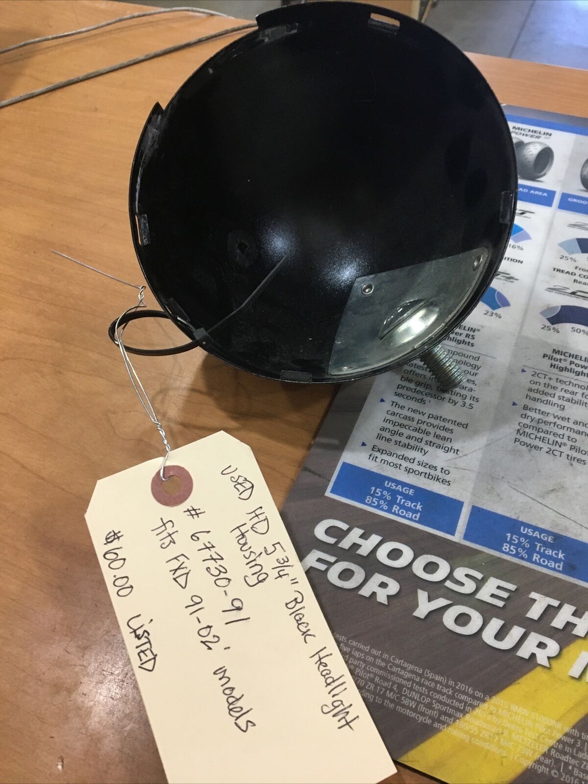 Harley Davidson 5-3/4” Black Headlight Housing #67730-91