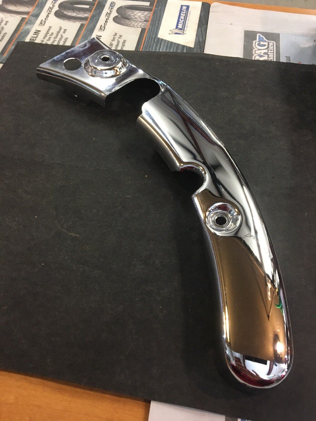 Harley Davidson OEM Chrome Rear Fender Strut Cover #47502-09