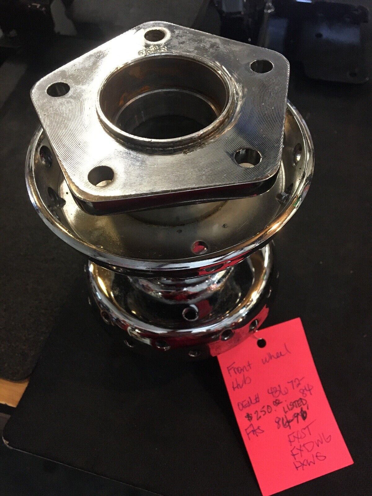 Harley Davidson OEM Front Wheel Hub Chrome #43672-84