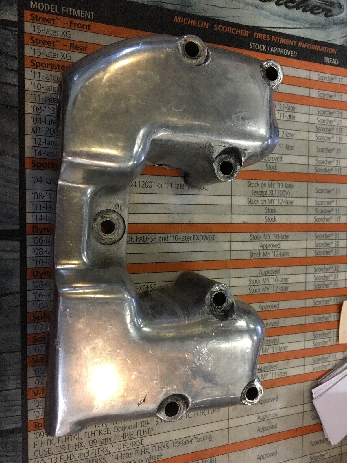 Harley Davidson OEM Polished Rear Rocker Box #17515-71