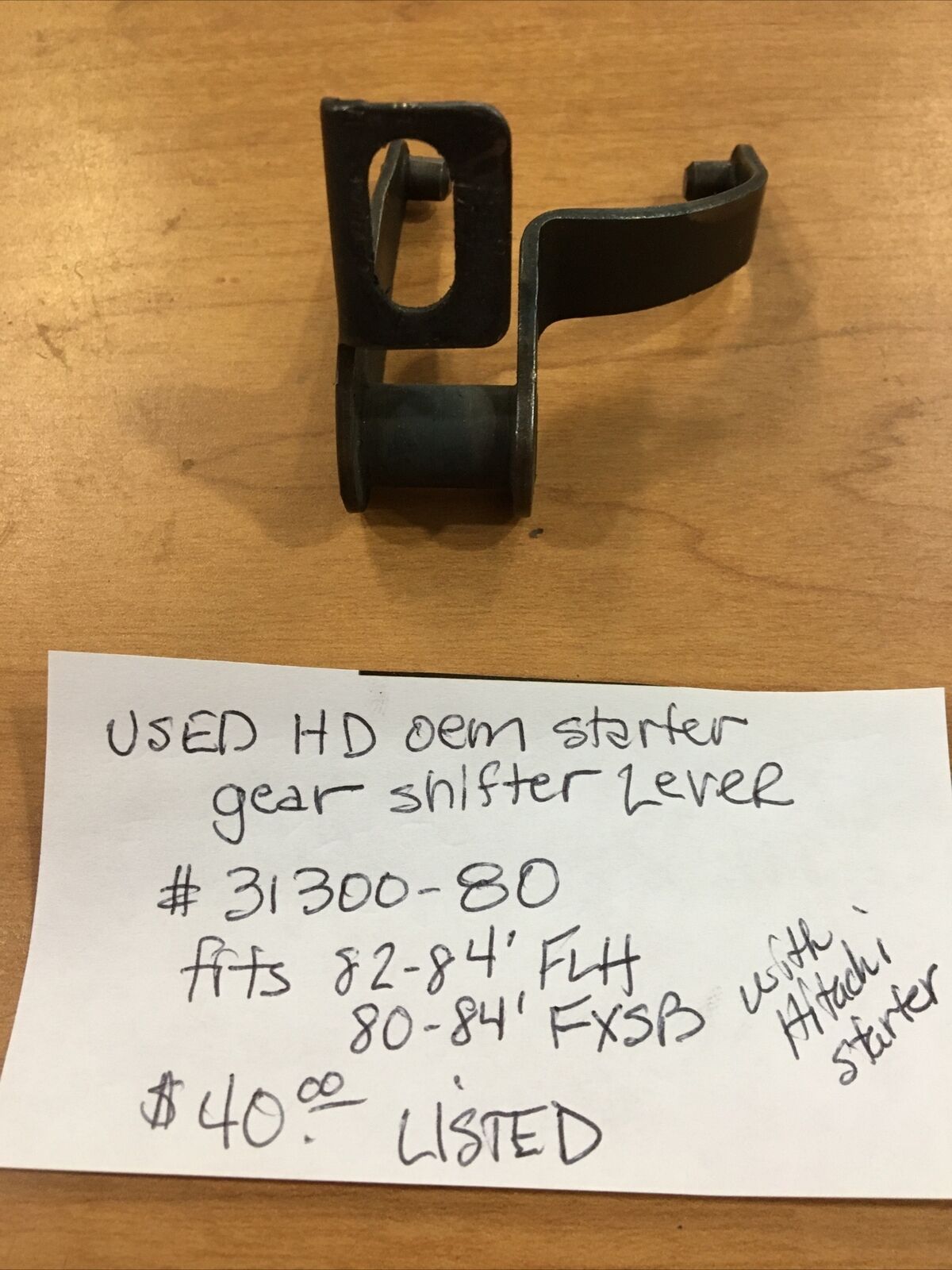 Harley Davidson OEM starter gear shift lever #31300-80