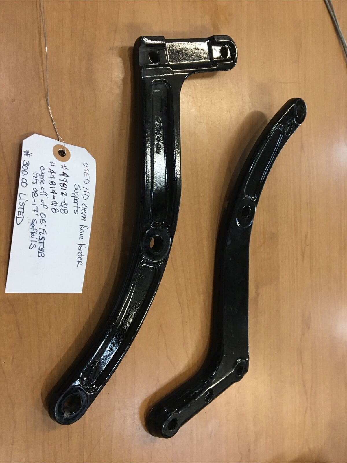 Harley Davidson Oem Rear Fender Supports #47812-08/47814-08