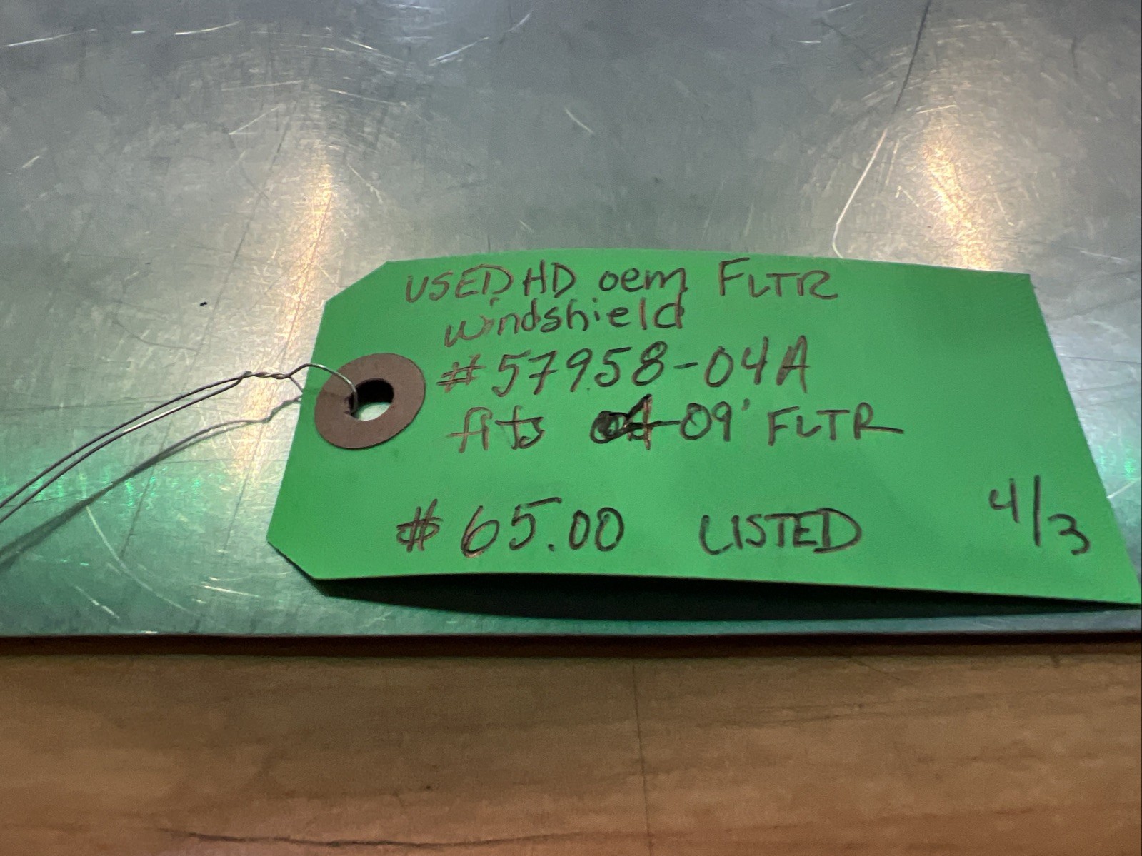 Harley Davidson oem FLTR Windshield #57958-04A