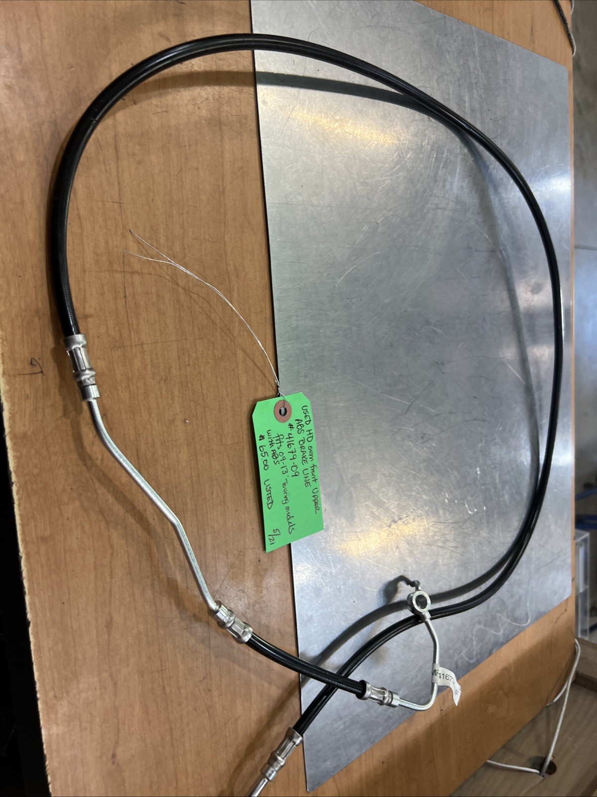 Harley Davidson oem Front Upper ABS Brake Line #41679-09