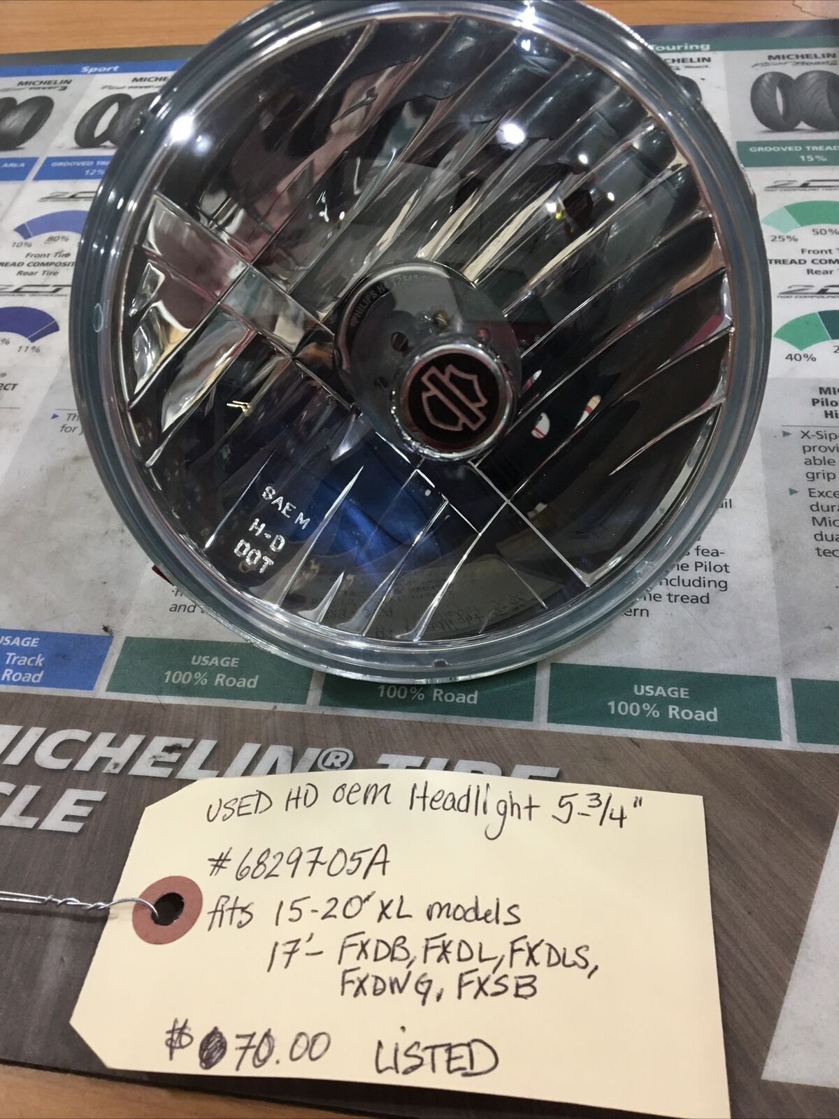 Harley Davidson oem Headlight 5-3/4” #68297-05A