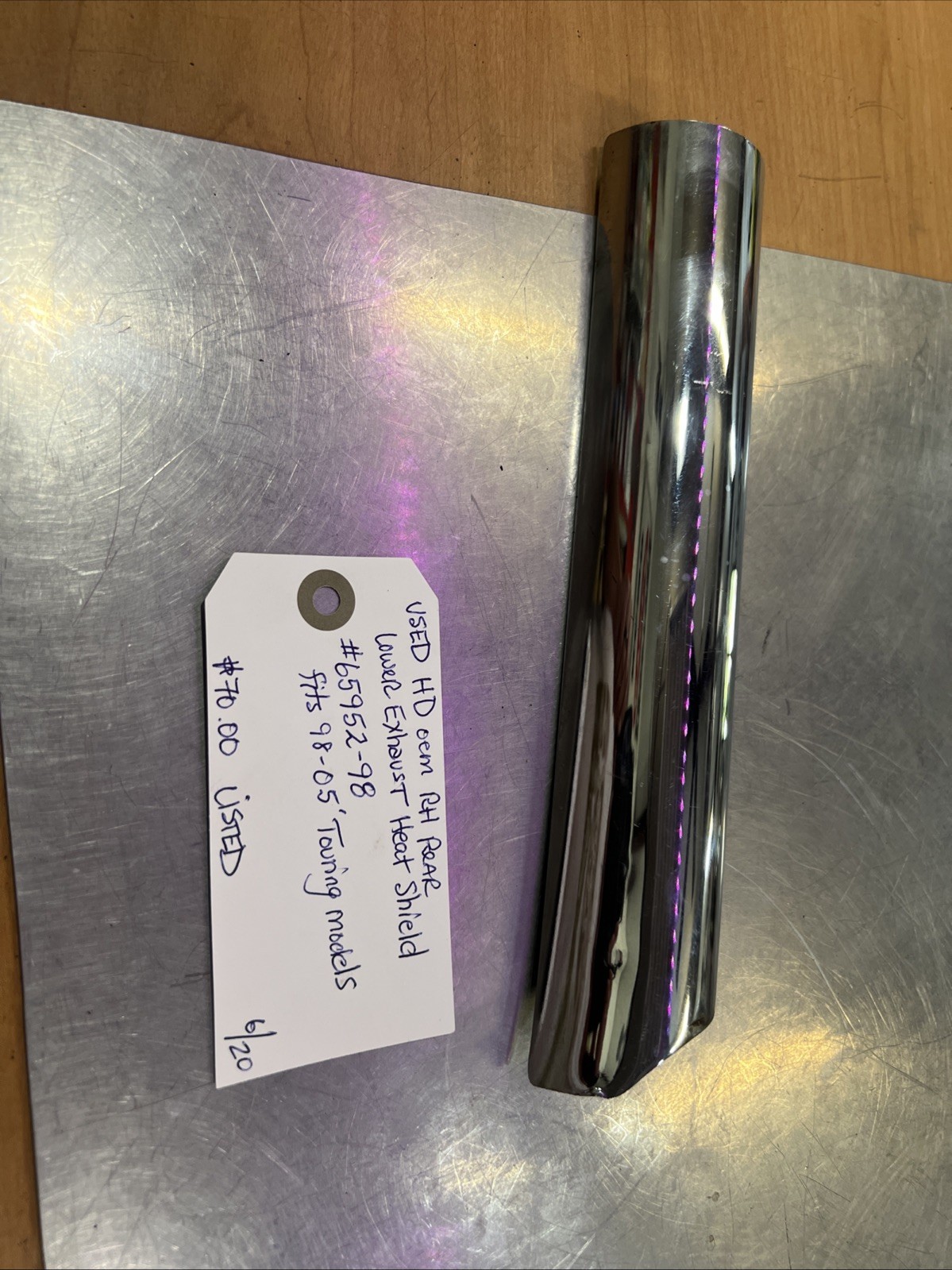 Harley Davidson oem RH Rear Lower Exhaust Heat Shield #65952-98