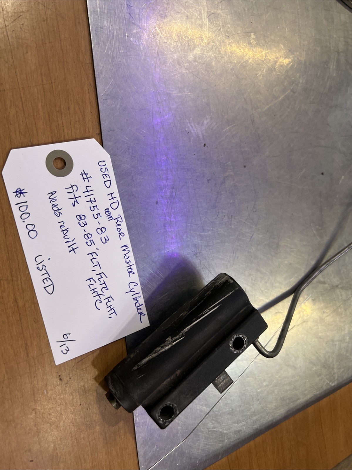 Harley Davidson oem Rear Master Cylinder #41755-83