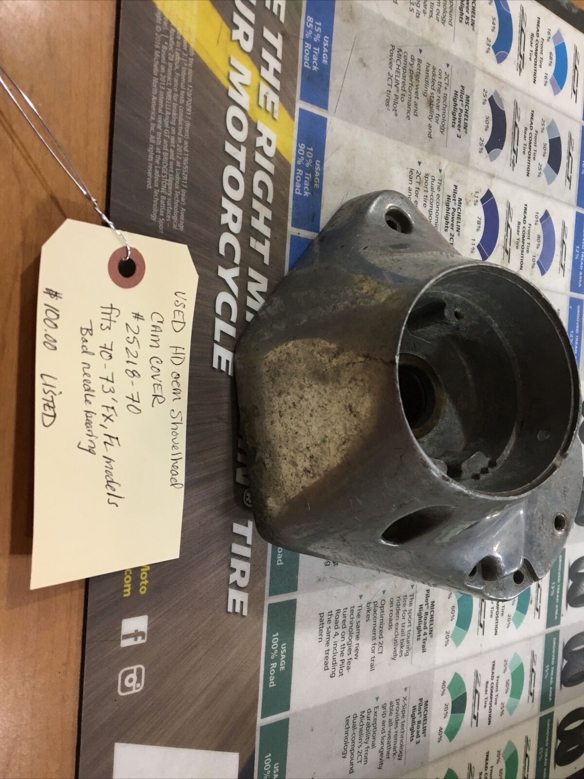 Harley Davidson oem Shovelhead Cam Cover #25218-70