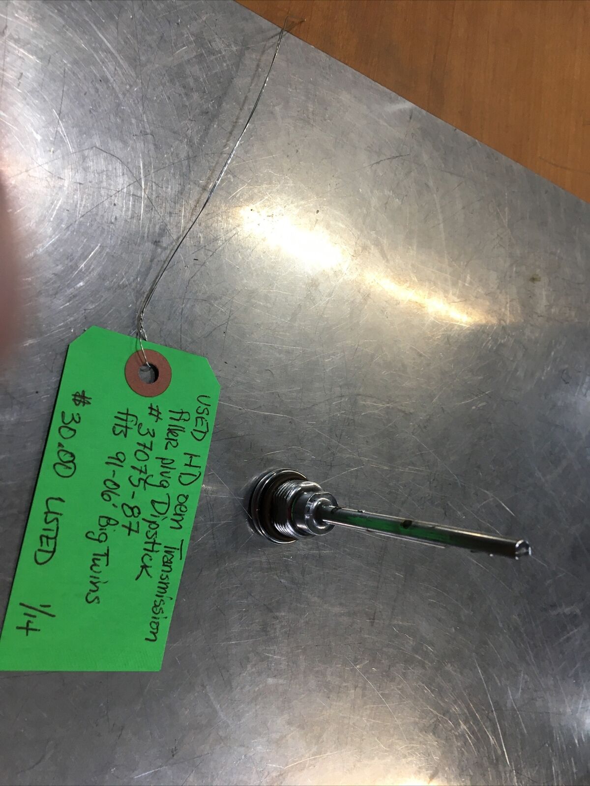 Harley Davidson oem Transmission Filler Plug Dipstick #37075-87