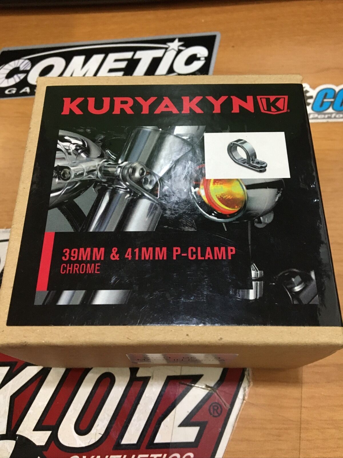 Kuryakyn Chrome P-Clamp 39-41mm #2040-0334