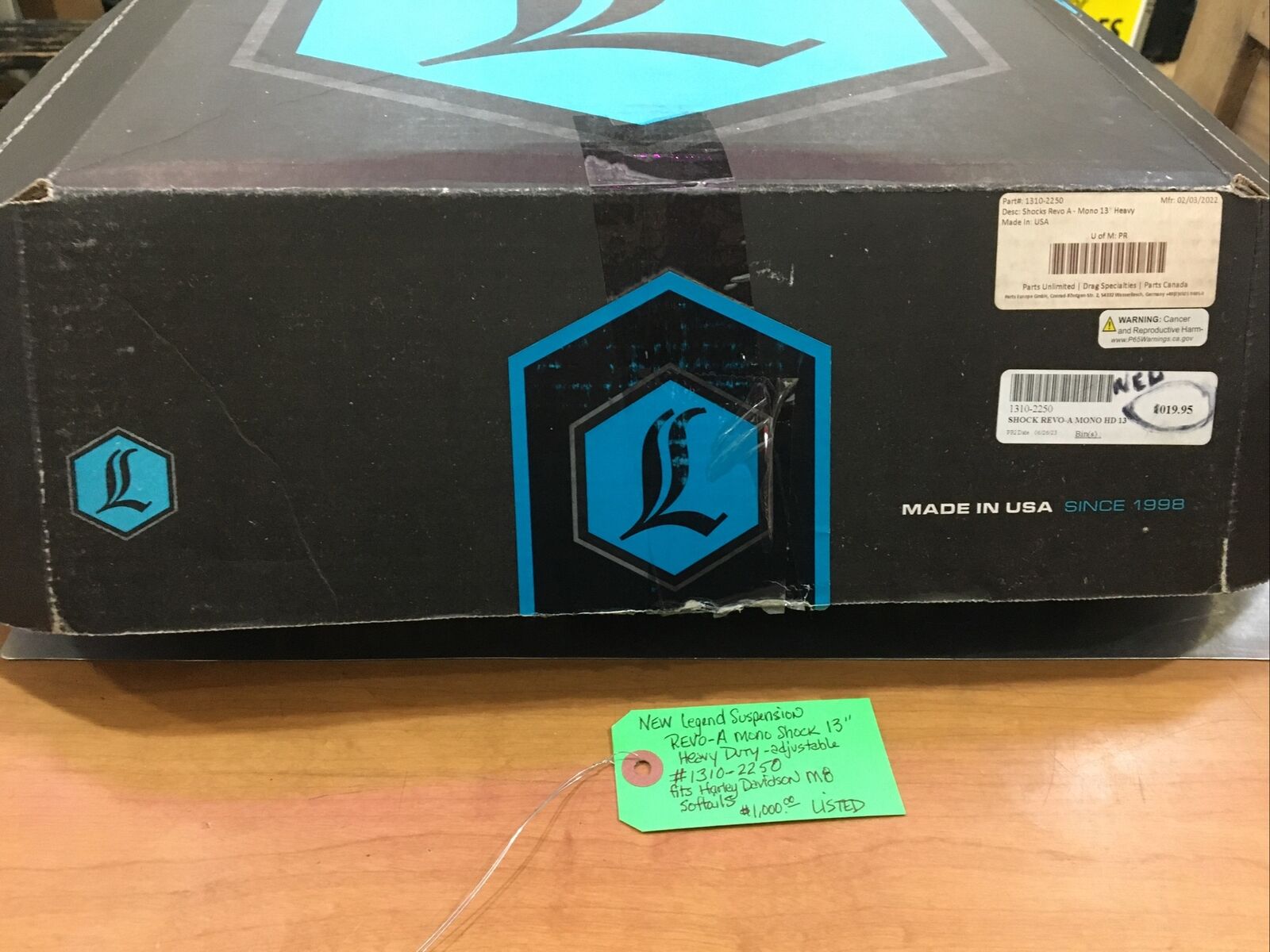 Legend Suspension Revo-A Mono Shock 13” Heavy Duty Adjustable #1310-2250