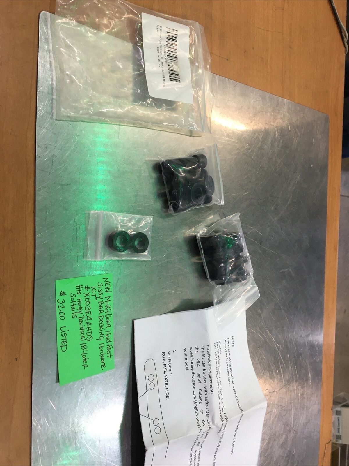 MokitDora Hold Fast Sissy Bar Docking Hardware Kit #X003E4AHDS