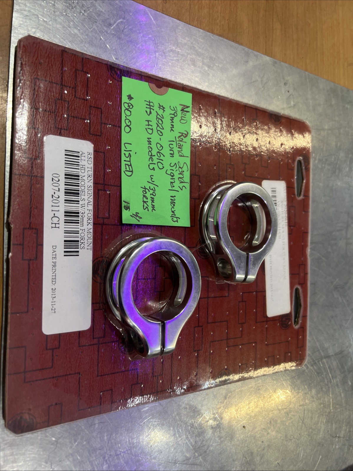 Roland Sands 39mm Turn Signal Mounts #2020-0610