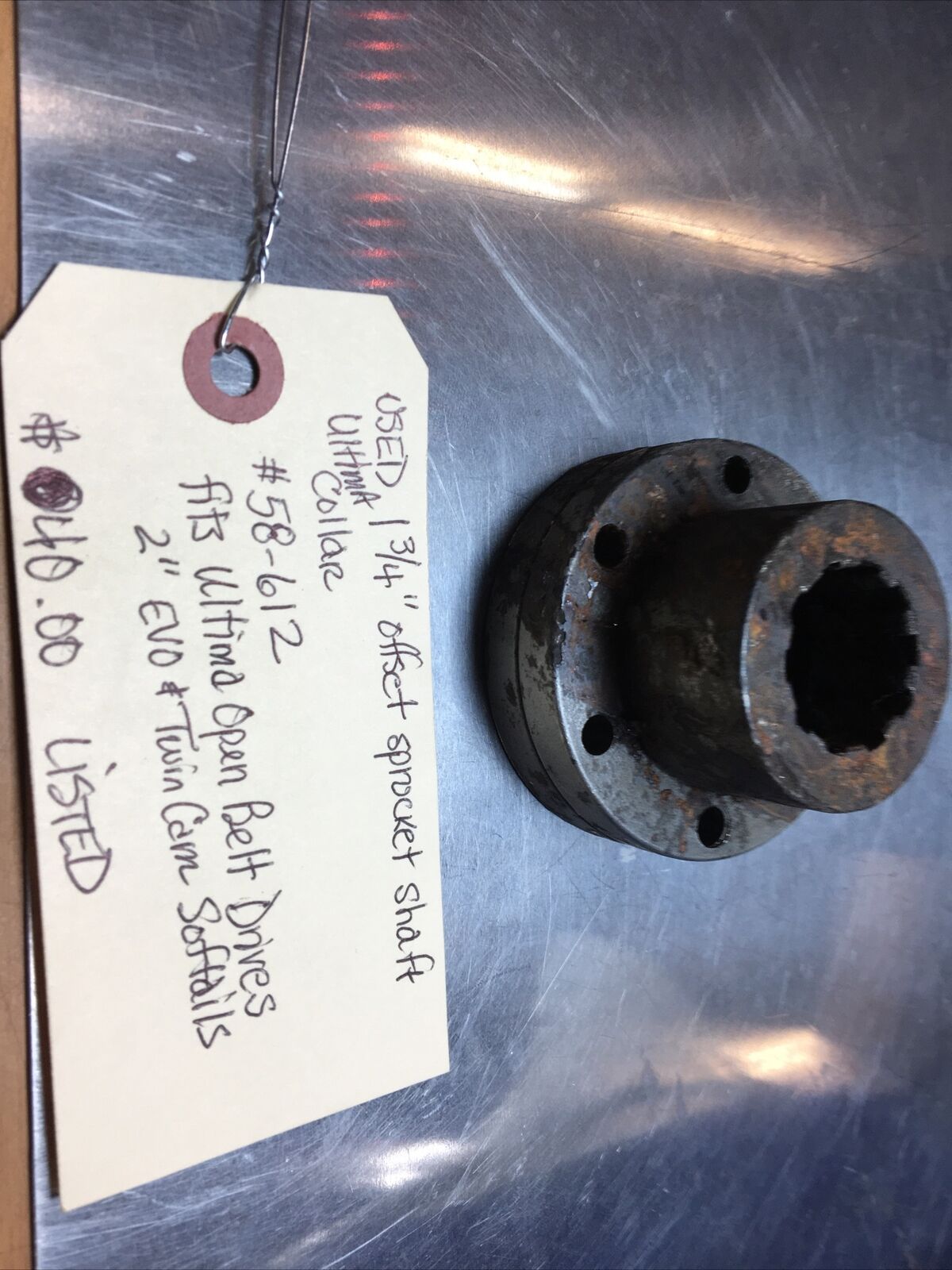 Ultima 1-3/4” Offset Sprocket Shaft Collar #58-612