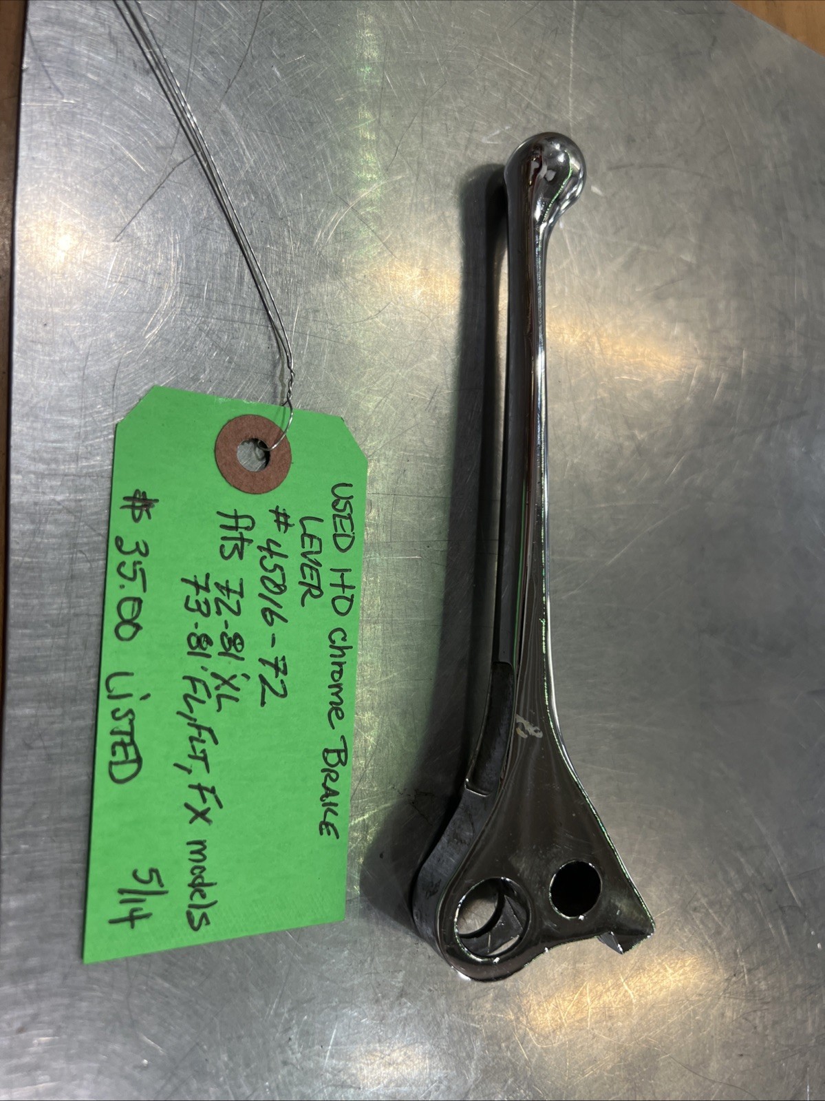 Harley Davidson Chrome Brake Lever #45016-72