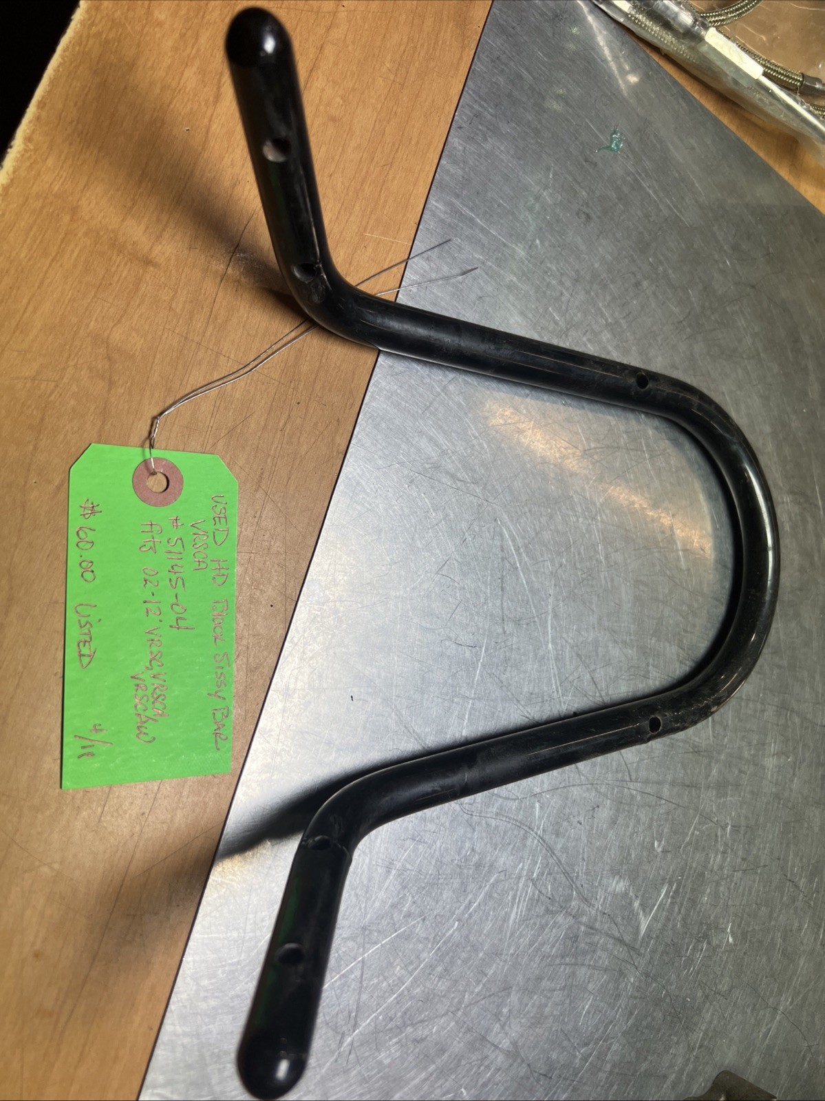 Harley Davidson Black Sissy Bar VRSC #51145-04