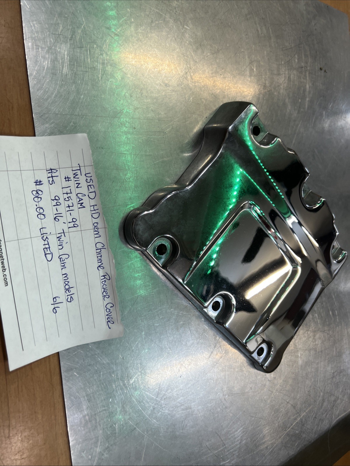 Harley Davidson oem Chrome Rocker Cover Twin Cam #17571-99