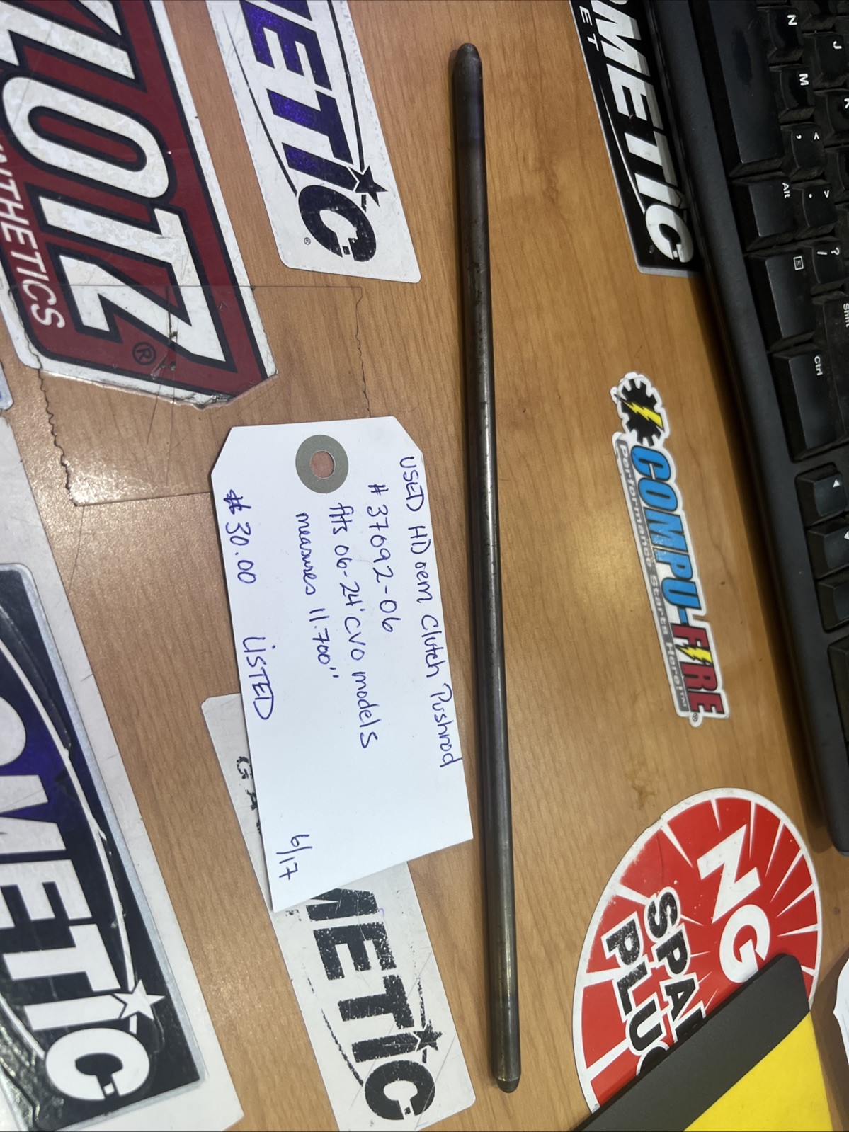 Harley Davidson oem Clutch Pushrod #37092-06