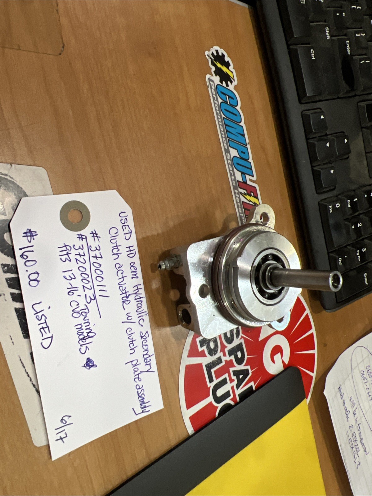 Harley Davidson oem Hydraulic Secondary Clutch Actuator W/Clutch Plate #37000111