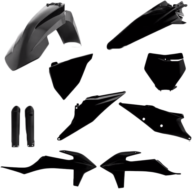 FULL PLASTIC KIT KTM BLACK