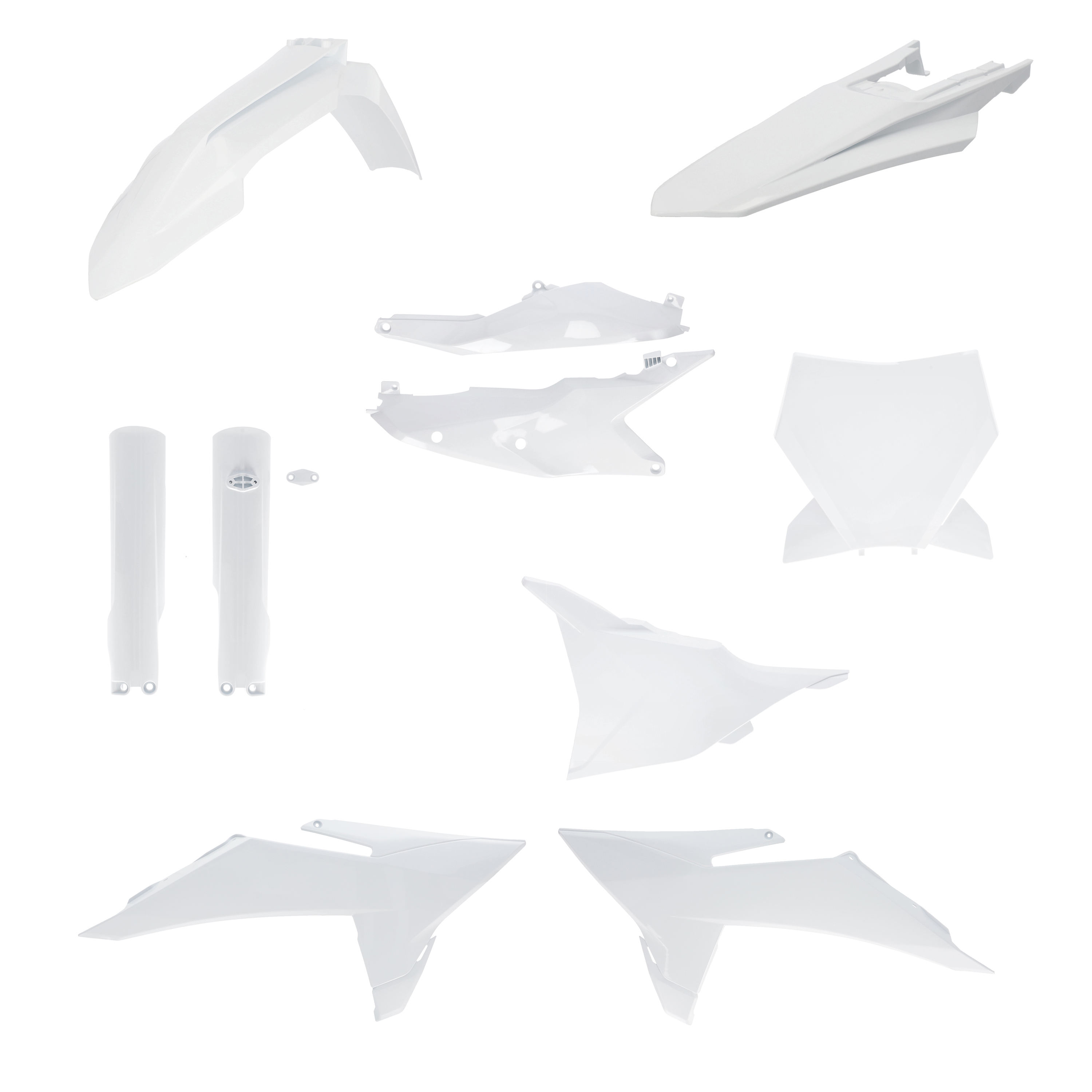 PLASTIC KIT- FULL KTM WHITE