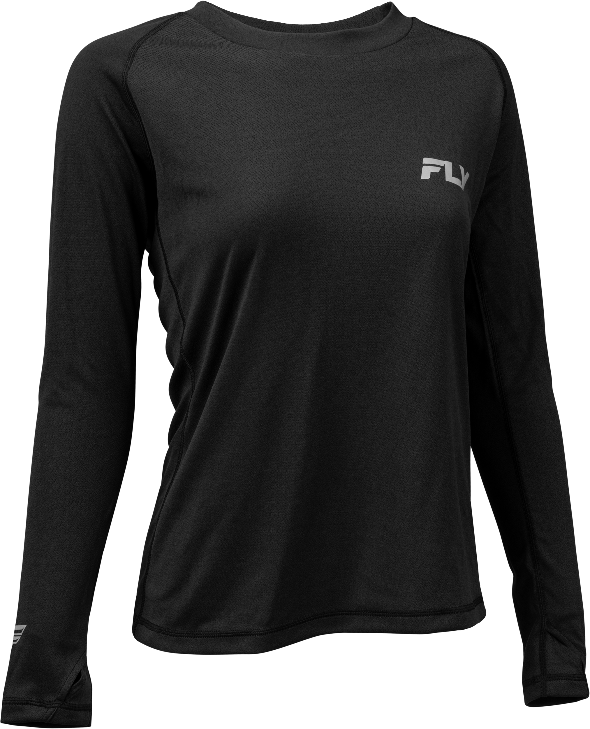 WMN'S LIGHTWGHT BASELAYER TOP BLACK 3X