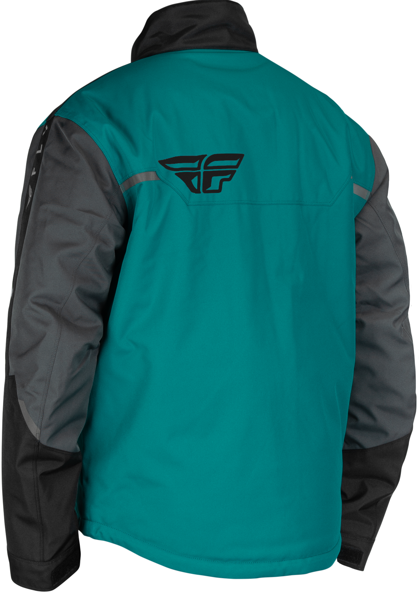 OUTPOST JACKET BLACK/TEAL/ORANGE LG