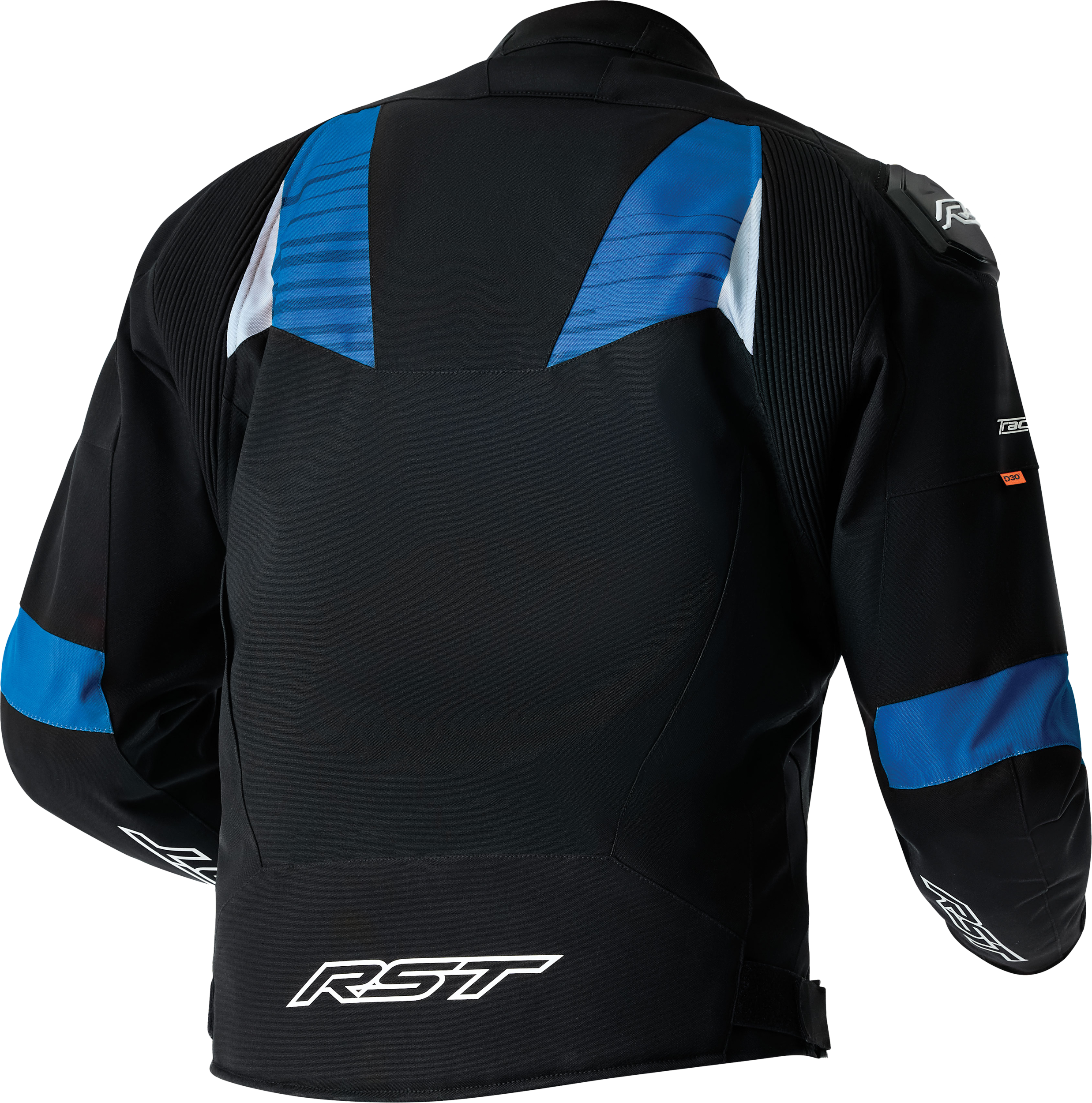 TRACTECH EVO D3O JACKET BLACK/BLUE TEXTILE SM