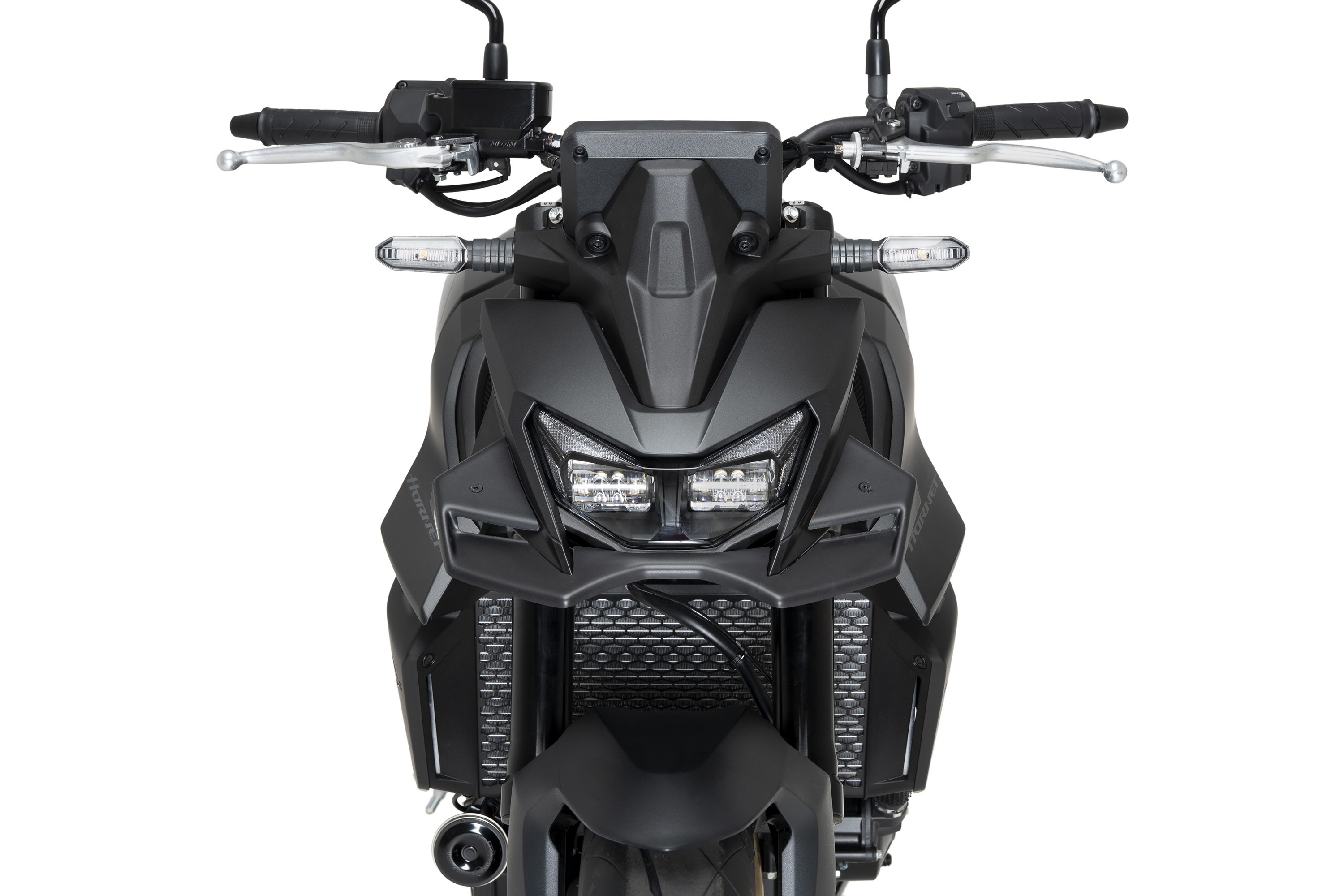 DOWNFORCE FRONT SPOILER MATTE BLACK HON