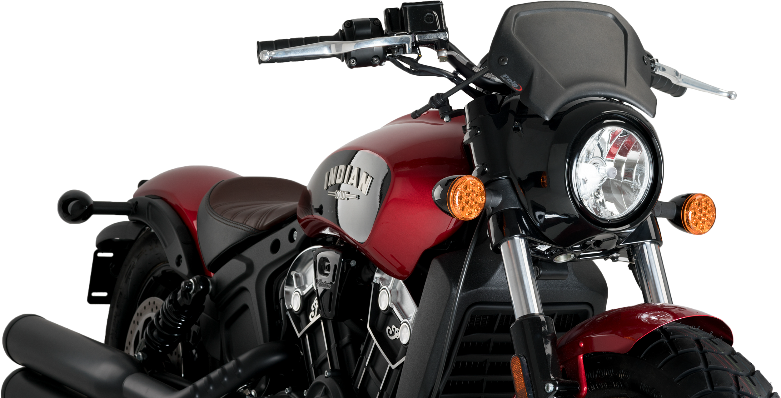 ALUMINIUM FRONT PLATE BLACK