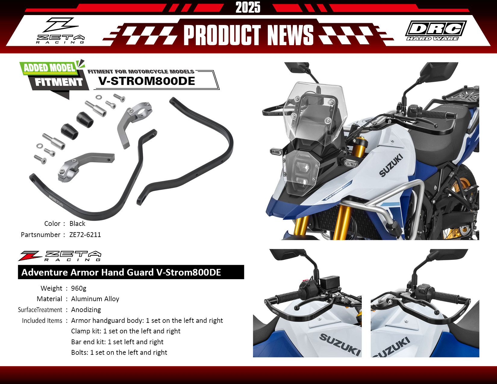 New Motorcycle Parts, New Parts