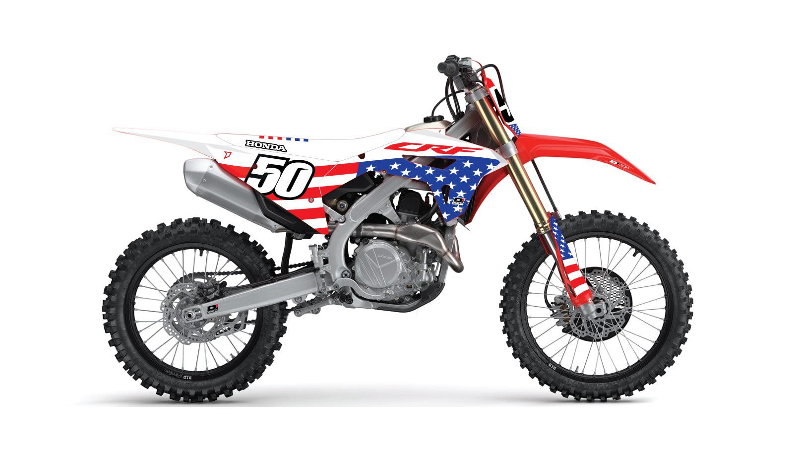 COMP KIT USA HONDA CRF250R/450R WHT BG